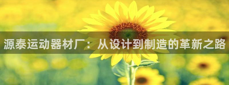 征途国际官方客服电话：源泰运动器材厂：从设计到制造的